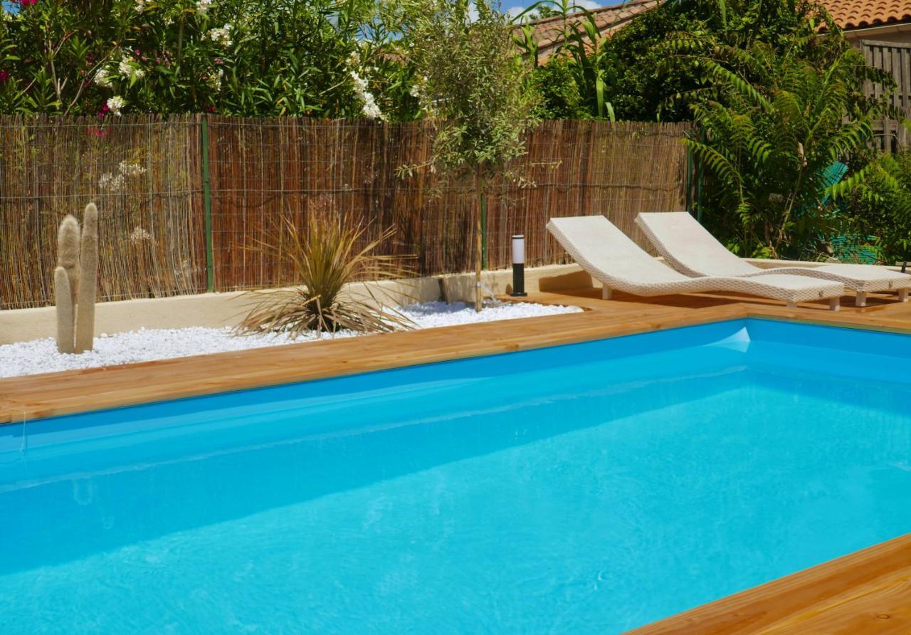Maison avec piscine sans vis-à-vis à 15mn des plages Lunel  Extérieur photo