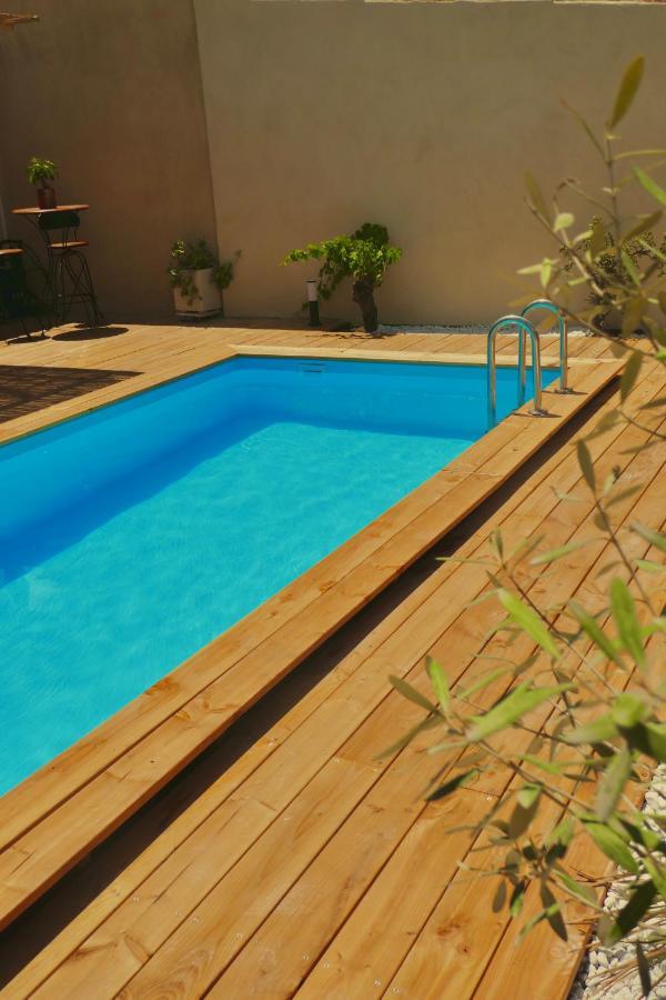 Maison avec piscine sans vis-à-vis à 15mn des plages Lunel  Chambre photo