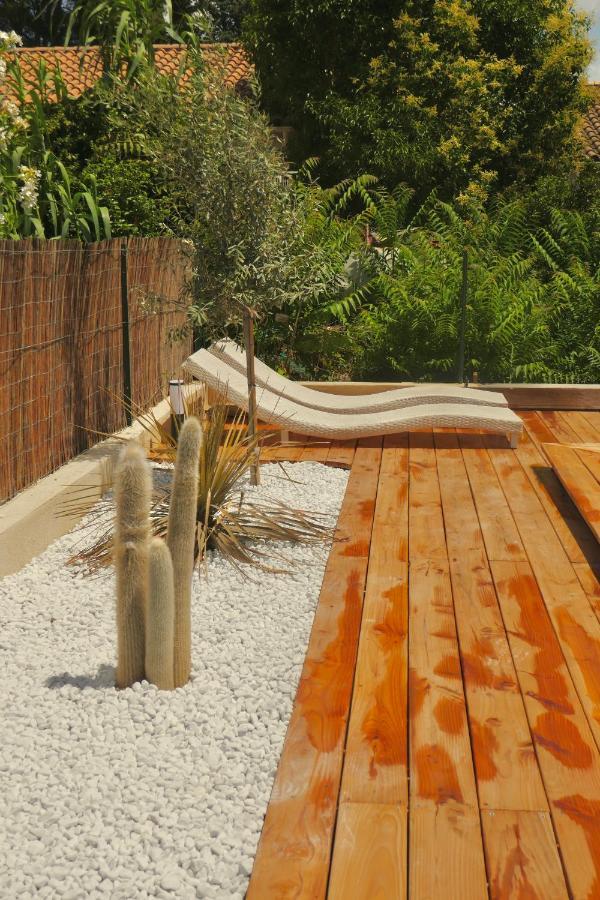 Maison avec piscine sans vis-à-vis à 15mn des plages Lunel  Extérieur photo